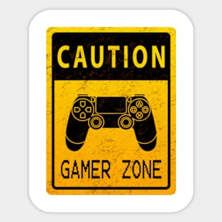 GAMER ZONE Sticker